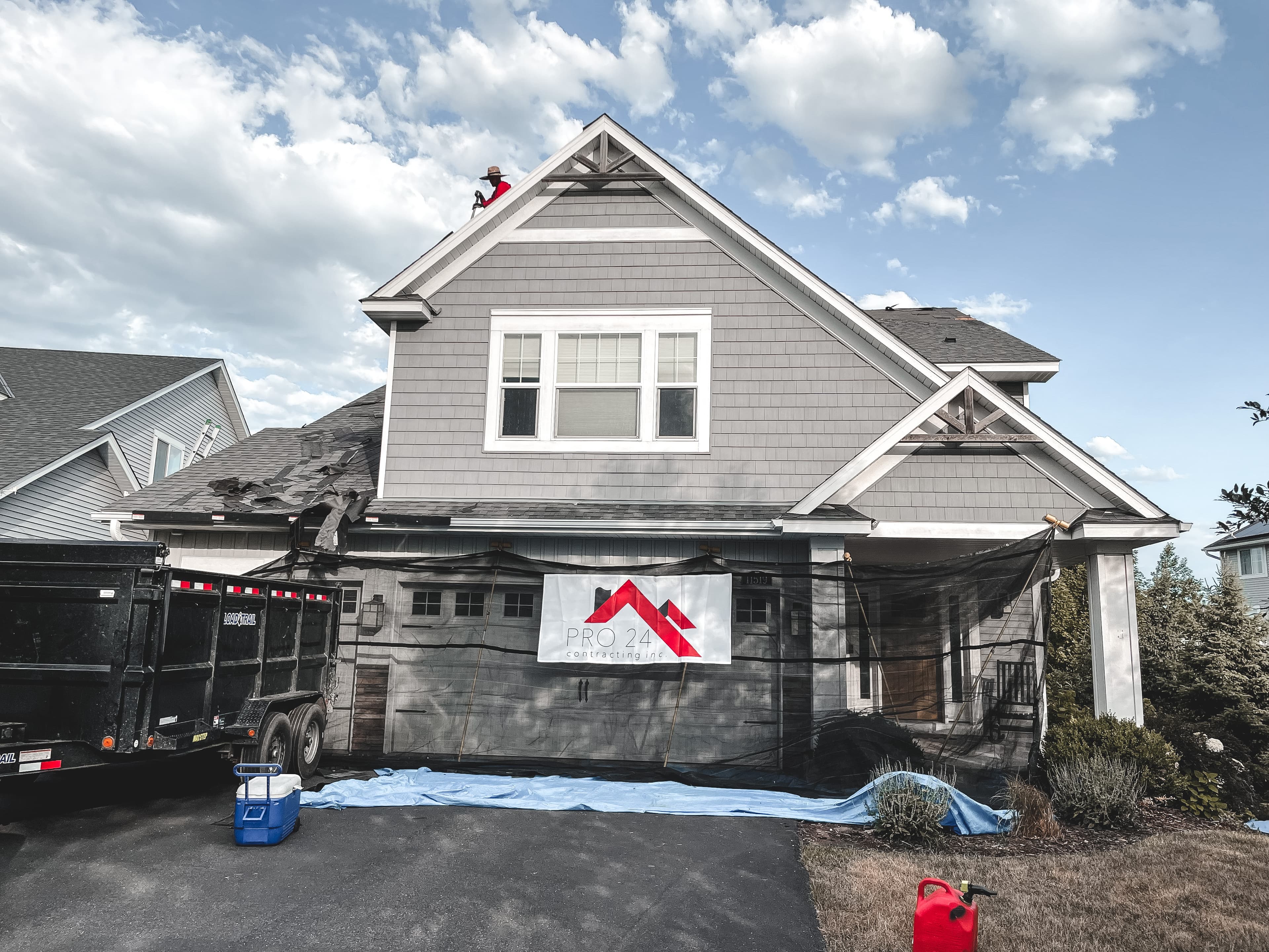 Custom garage storage wall system in Marble Falls TX by My Ultimate Garage