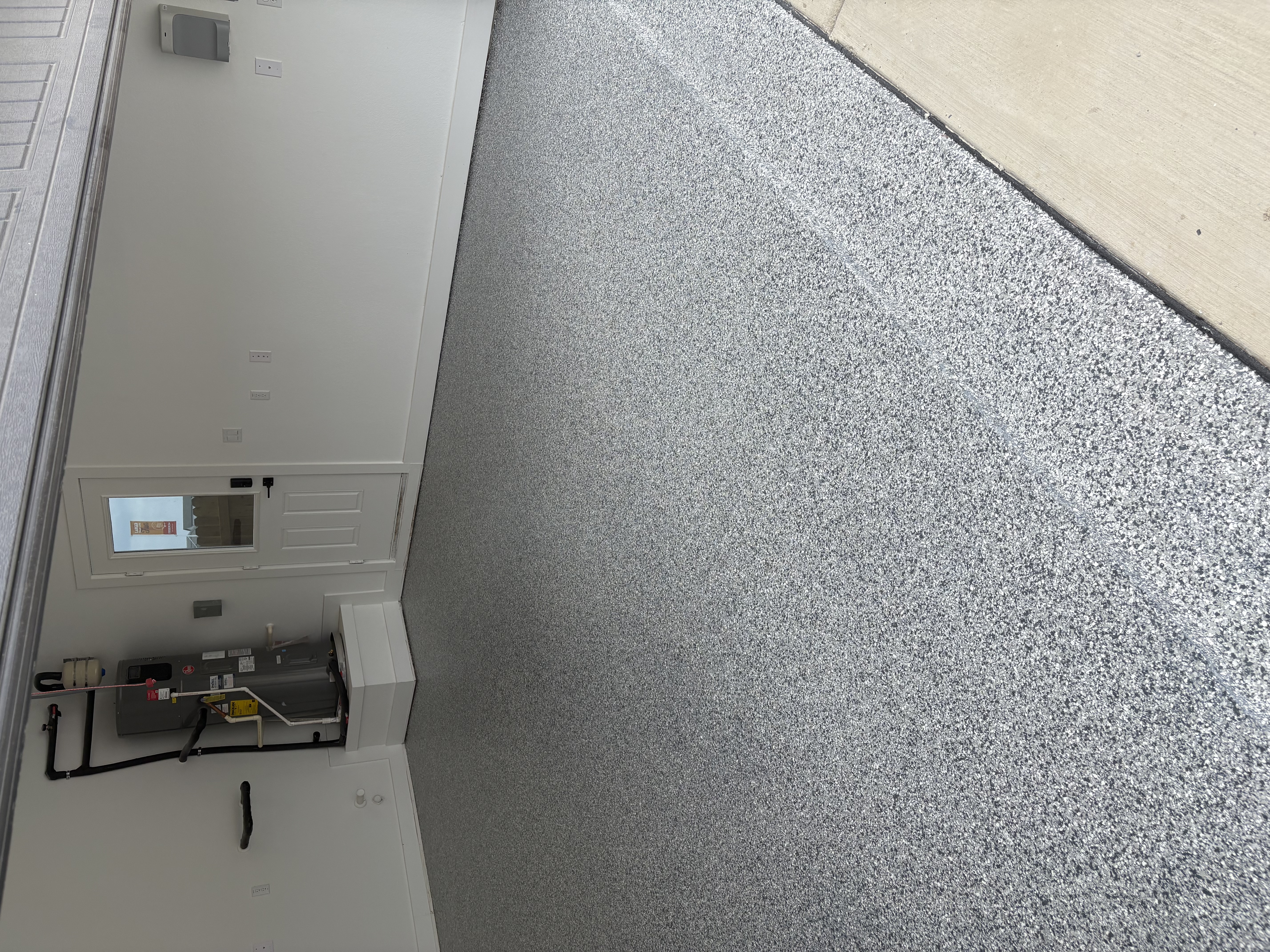 Finished garage floor coating by My Ultimate Garage